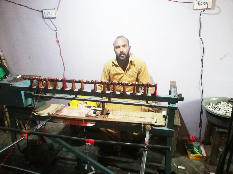 Thread Winding Machine Work