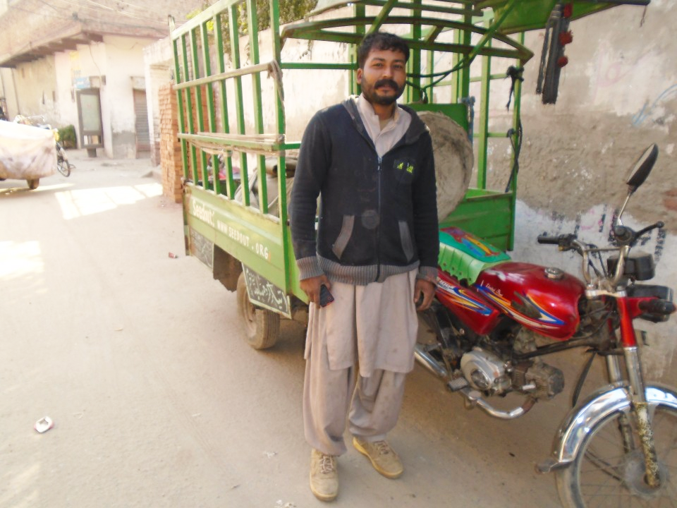 Motorcycle rick shaw