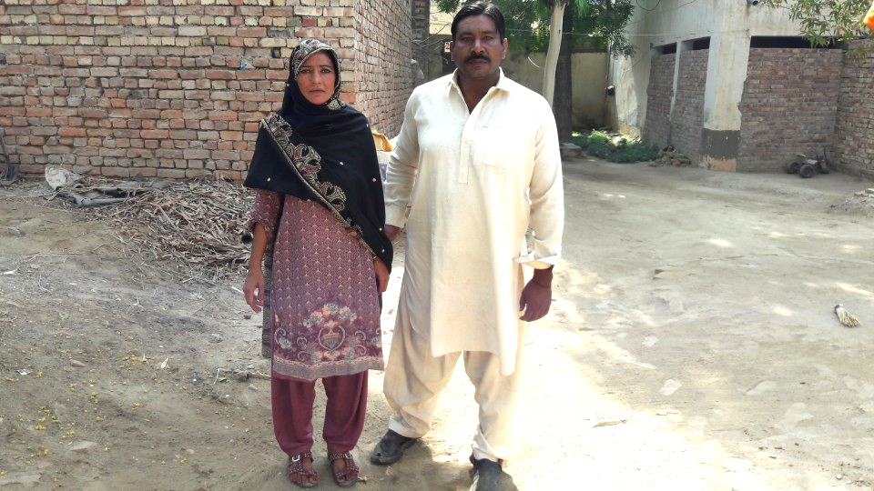 Delivering food items. 