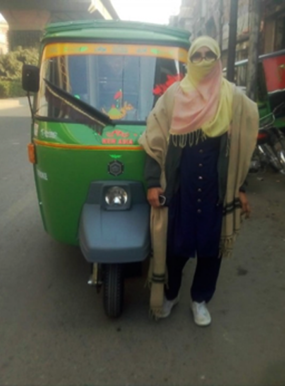 Humaira Khalid - getting shield