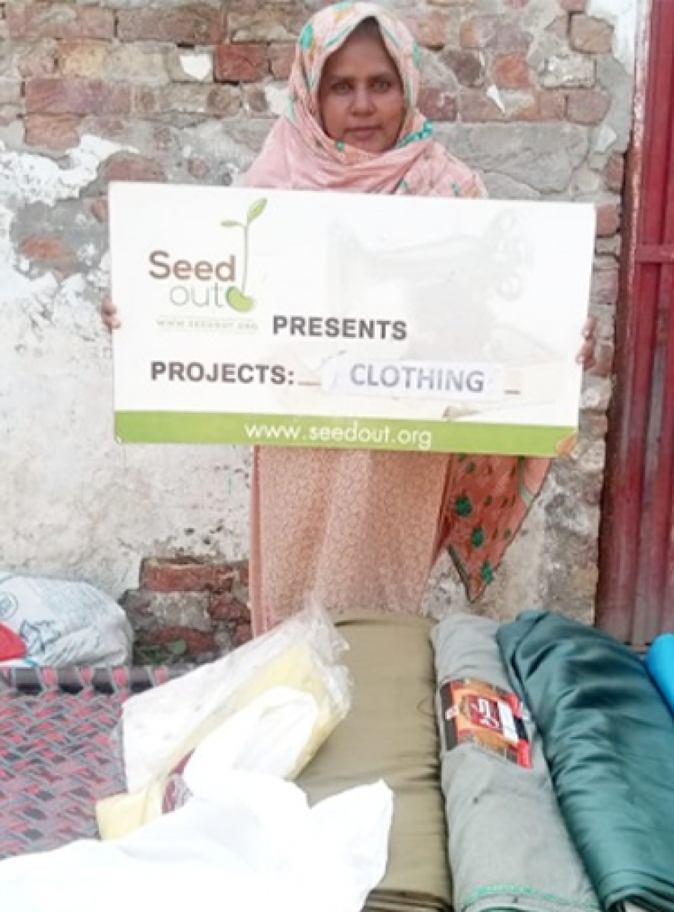 Nazia Ahmad - getting shield