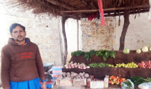 Fruits  vegetable and Chicken Cart
