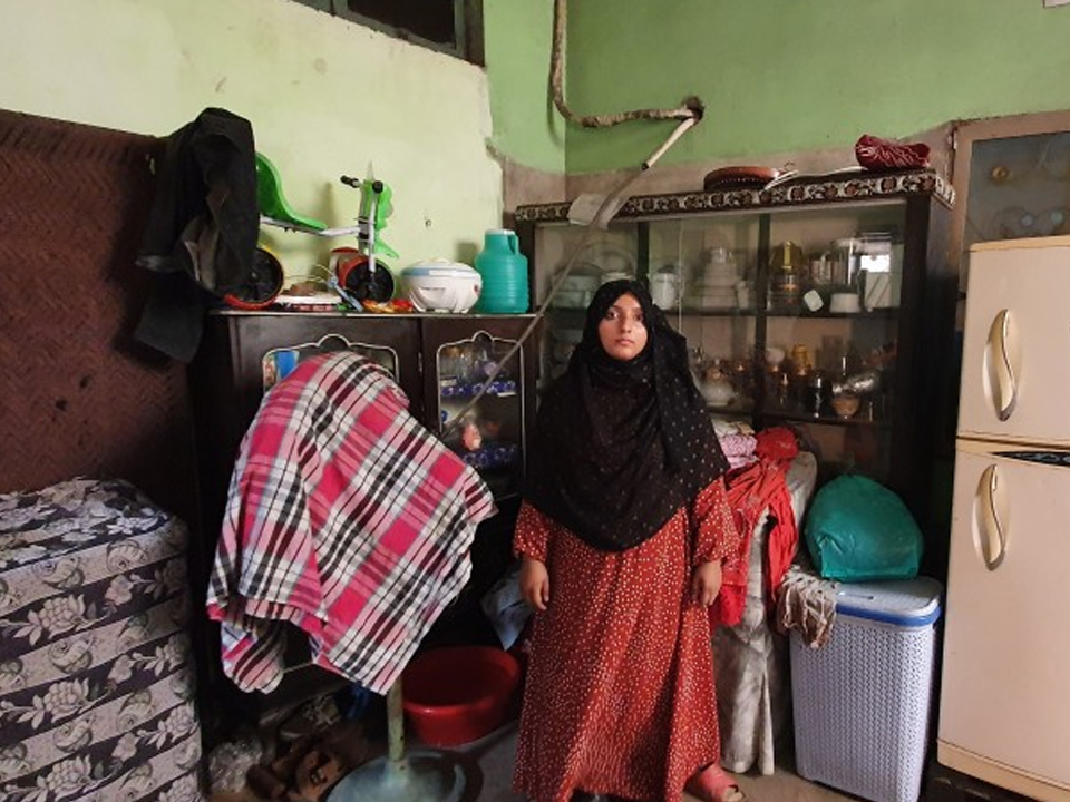 Lace and hosery stall