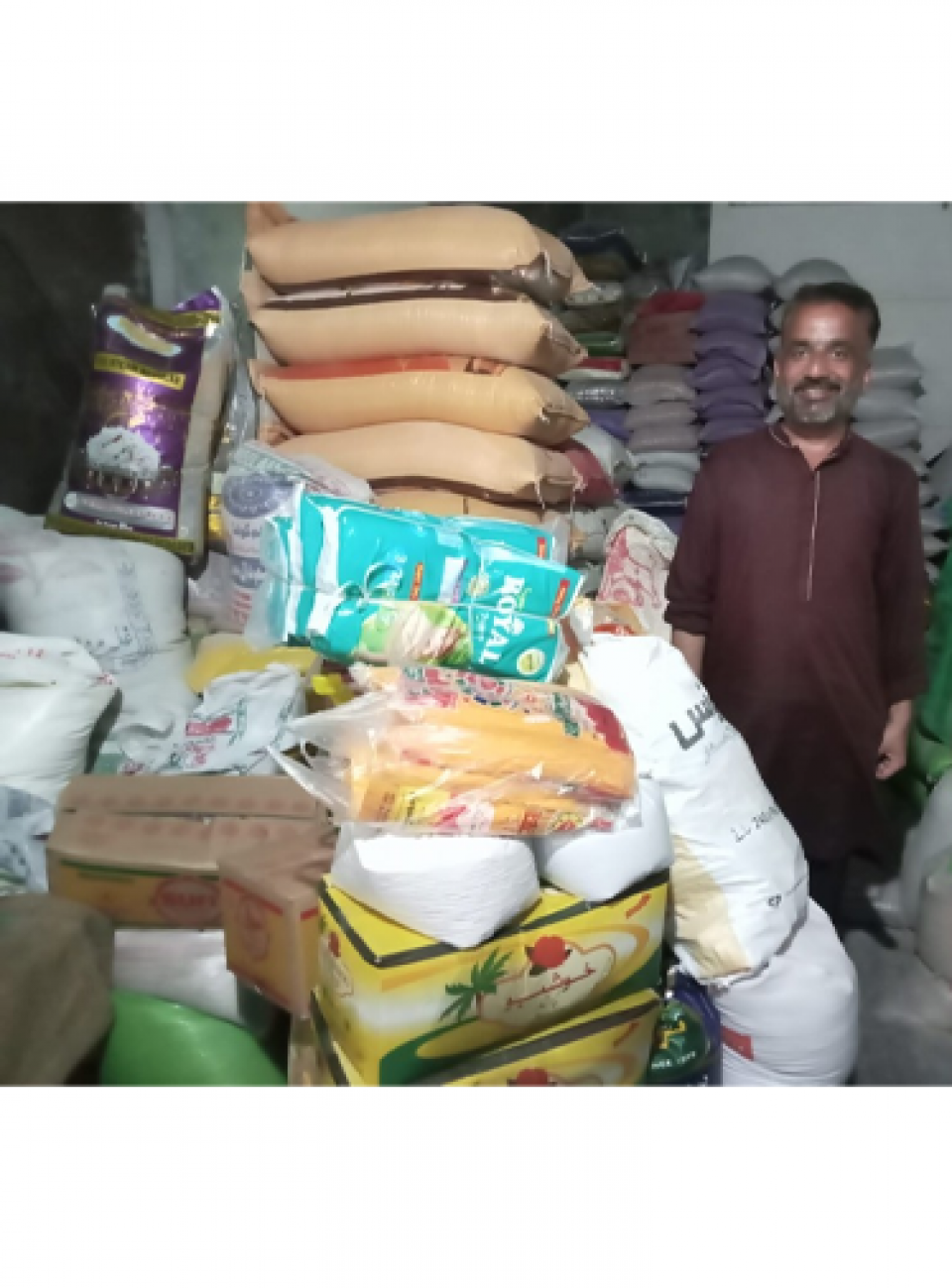 Qamar Shahzad - getting shield