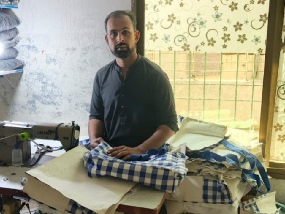 Suiting covers Stitching